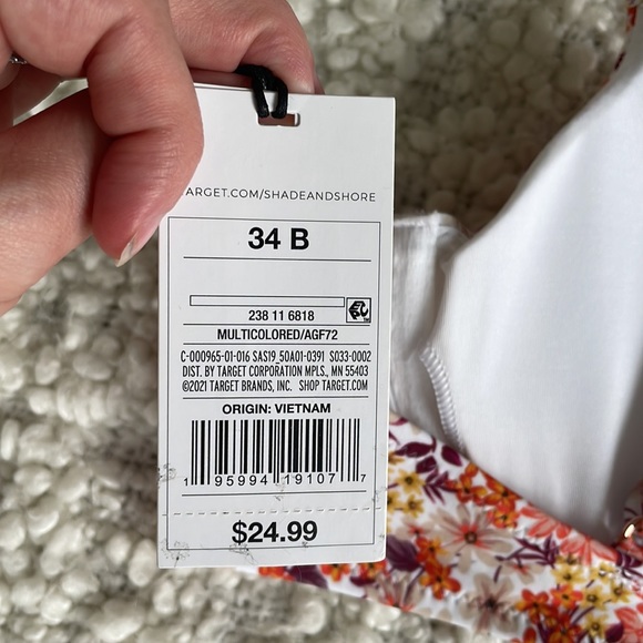 Floral Bikini Top - Picture 4 of 4